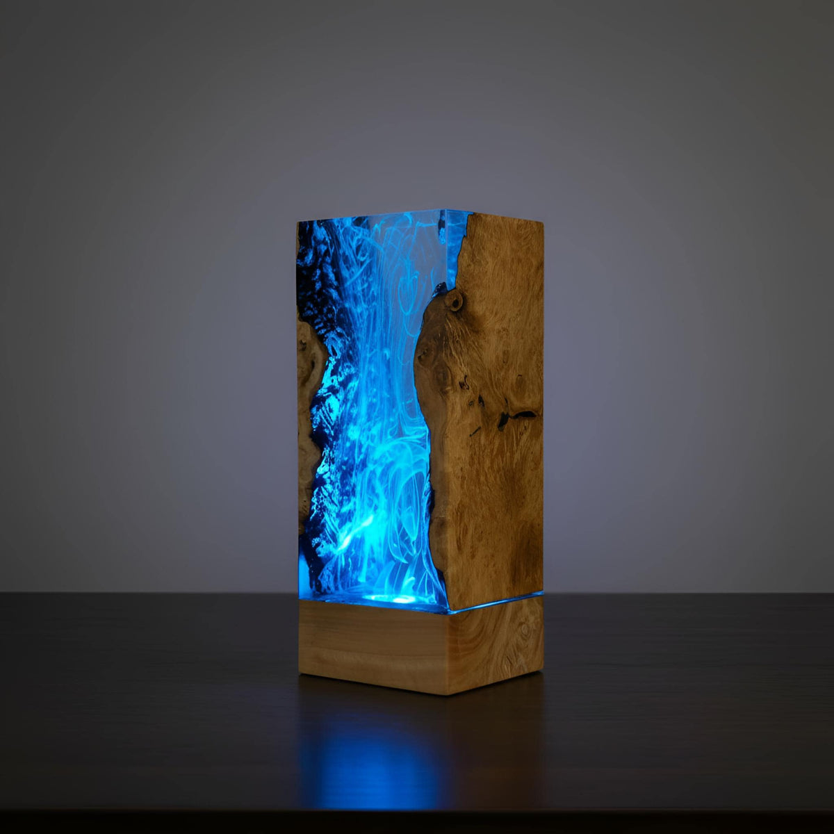 Ocean Cave Resin Lamp: Waterfall LED Night Light