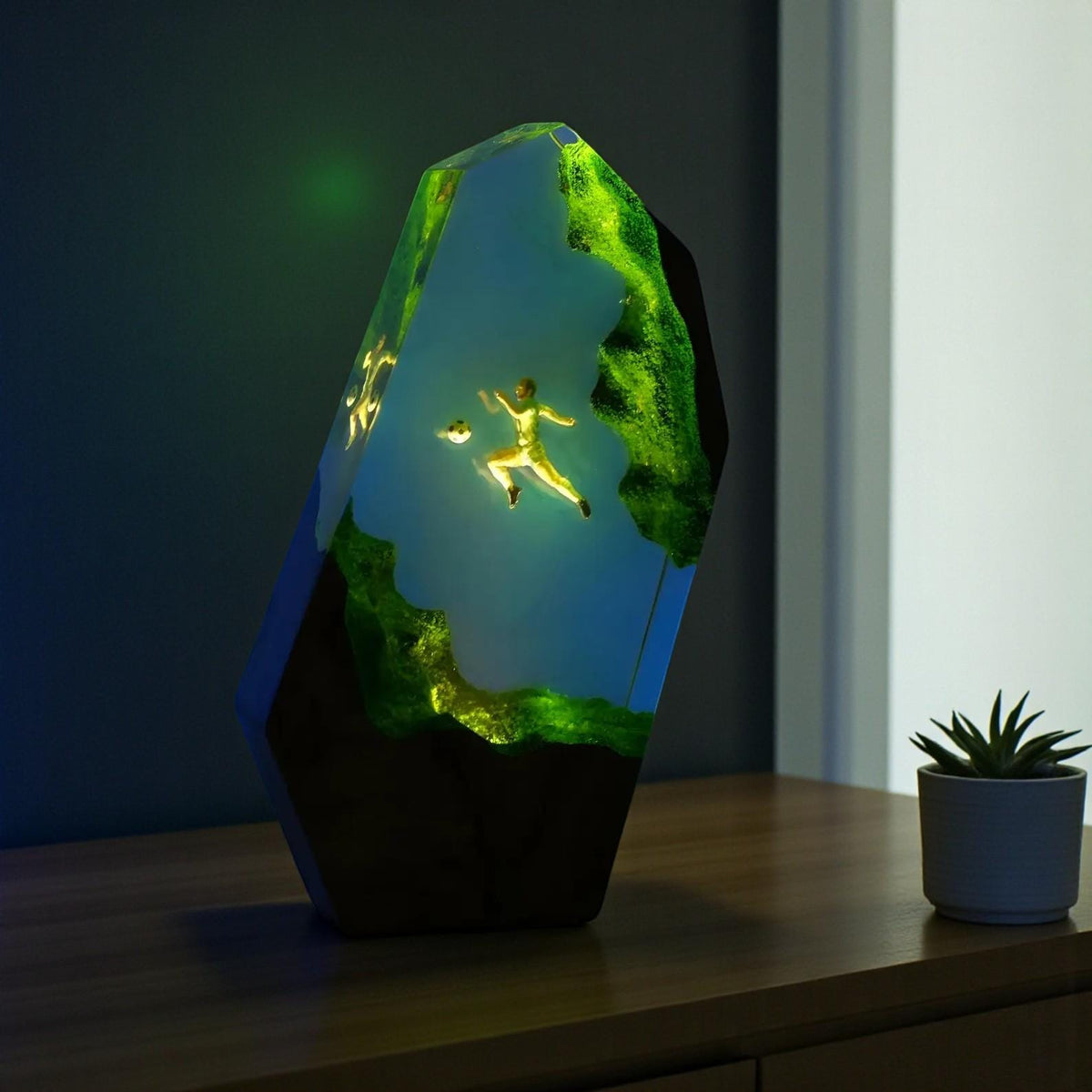 Argentina No.10 Football Legend Resin Lamp –Creative Football Night Light