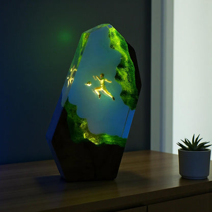 Argentina No.10 Football Legend Resin Lamp –Creative Football Night Light