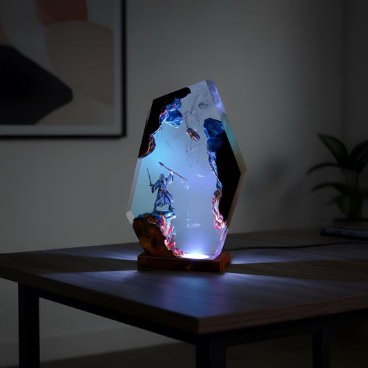 Magic Wizard Resin Lamp: Fantasy Gandalf Night Light